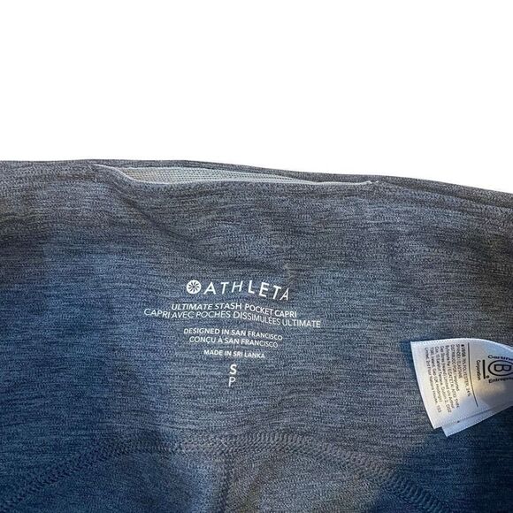 Athleta Ultimate Stash Pocket Capri Leggings Gray Size Small - Picture 4 of 8